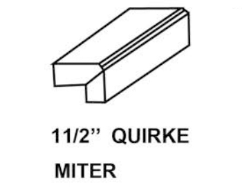 11/2” QUIRKE MITER